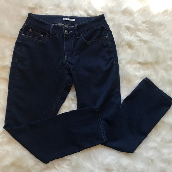 Riders by Lee Navy Blue Midrise Skinny Size 8 - Picture 1 of 6